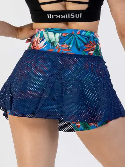 BIA BRAZIL Skirt With Short Blue Floral