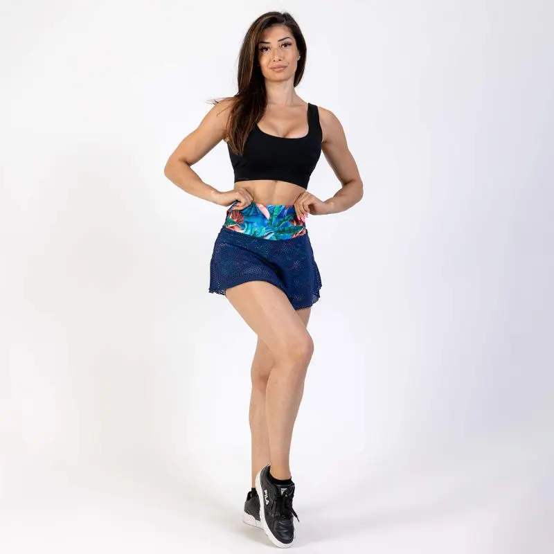 BIA BRAZIL Skirt With Short Blue Floral