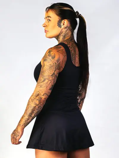BRASIL SUL Tennis Dress With Shorts Black