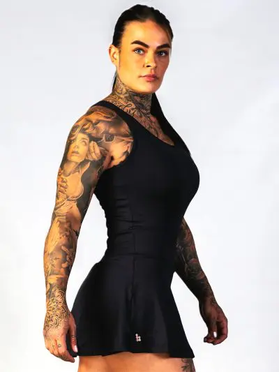 BRASIL SUL Tennis Dress With Shorts Black