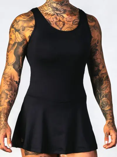BRASIL SUL Tennis Dress With Shorts Black