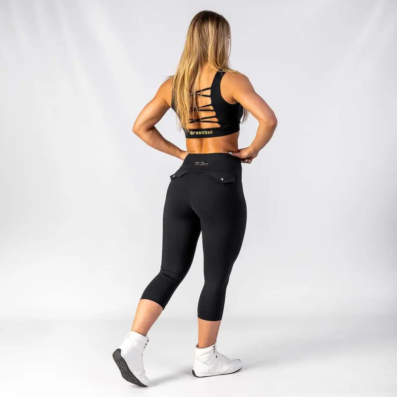 BIA BRAZIL Supplex Capri Leggings Black - Image 6