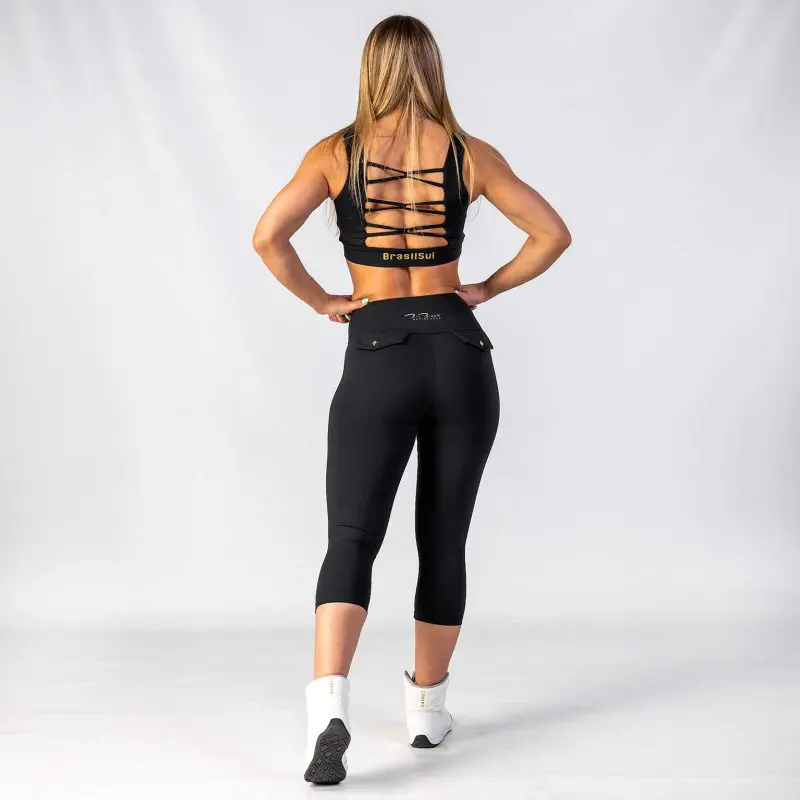 BIA BRAZIL Supplex Capri Leggings Black - Image 7