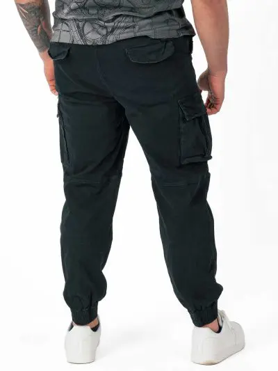 GAZOZ Cargo Trousers 9321 Black