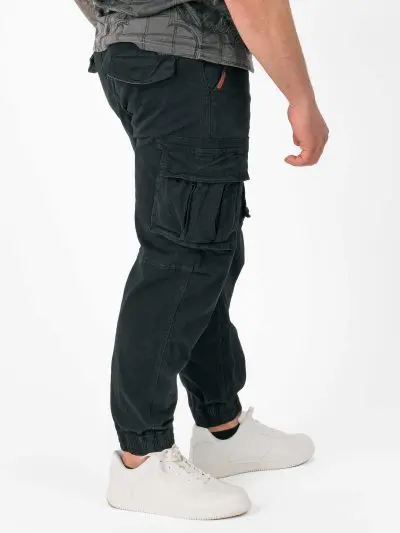 GAZOZ Cargo Trousers 9321 Black