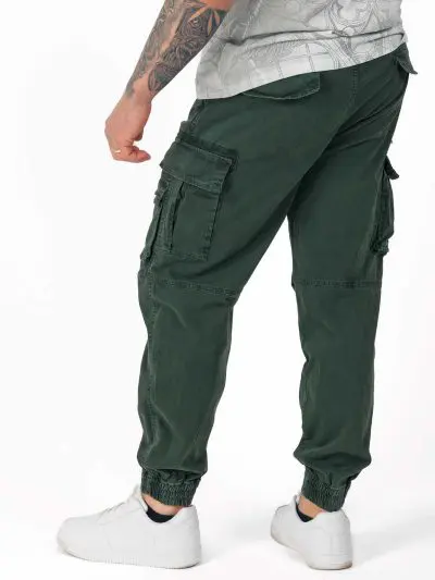 GAZOZ Cargo Trousers 9321 Army Green