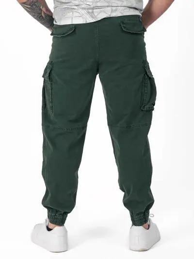 GAZOZ Cargo Trousers 9321 Army Green