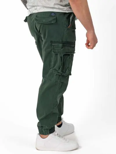 GAZOZ Cargo Trousers 9321 Army Green
