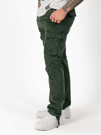 GAZOZ Cargo Trousers 9368 Army Green