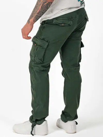 GAZOZ Cargo Trousers 9368 Army Green