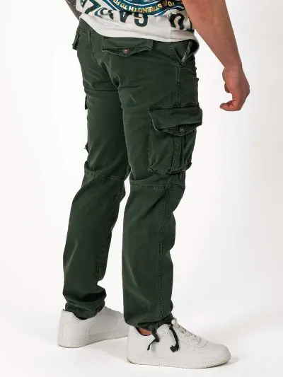 GAZOZ Cargo Trousers 9368 Army Green