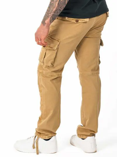GAZOZ Cargo Trousers 9368 Khaki
