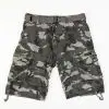 GAZOZ Cargo Shorts 1951-B Grey Camo 57