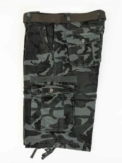 GAZOZ Cargo Shorts 1952-B Dark Camo 34