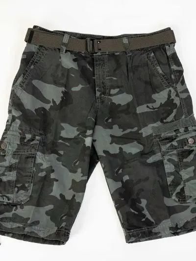 GAZOZ Cargo Shorts 1952-B Dark Camo 34