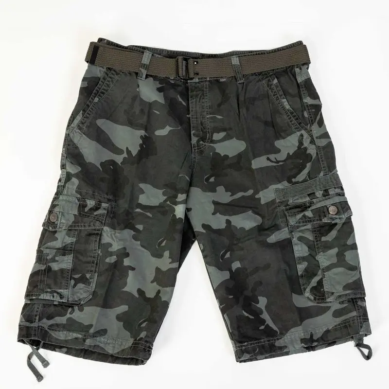 GAZOZ Cargo Shorts 1952-B Dark Camo 34