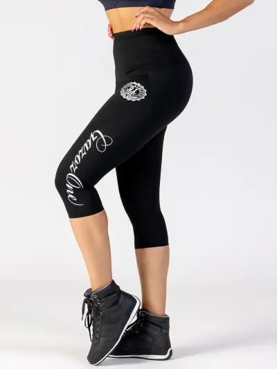 GAZOZ Classic High Waist Capri Leggings