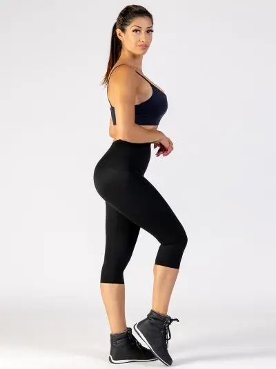 GAZOZ Classic High Waist Capri Leggings