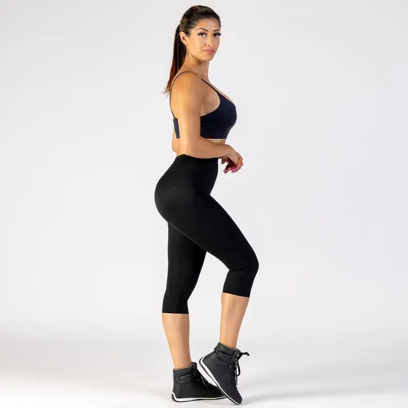 GAZOZ Classic High Waist Capri Leggings