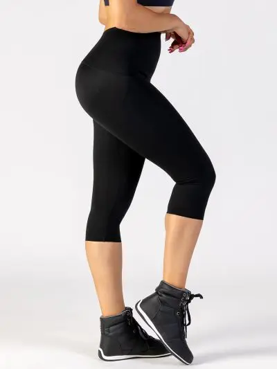 GAZOZ Classic High Waist Capri Leggings