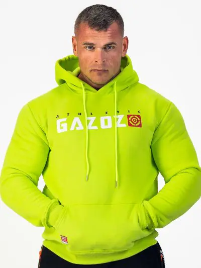 GAZOZ Pullover Hoodie Lime