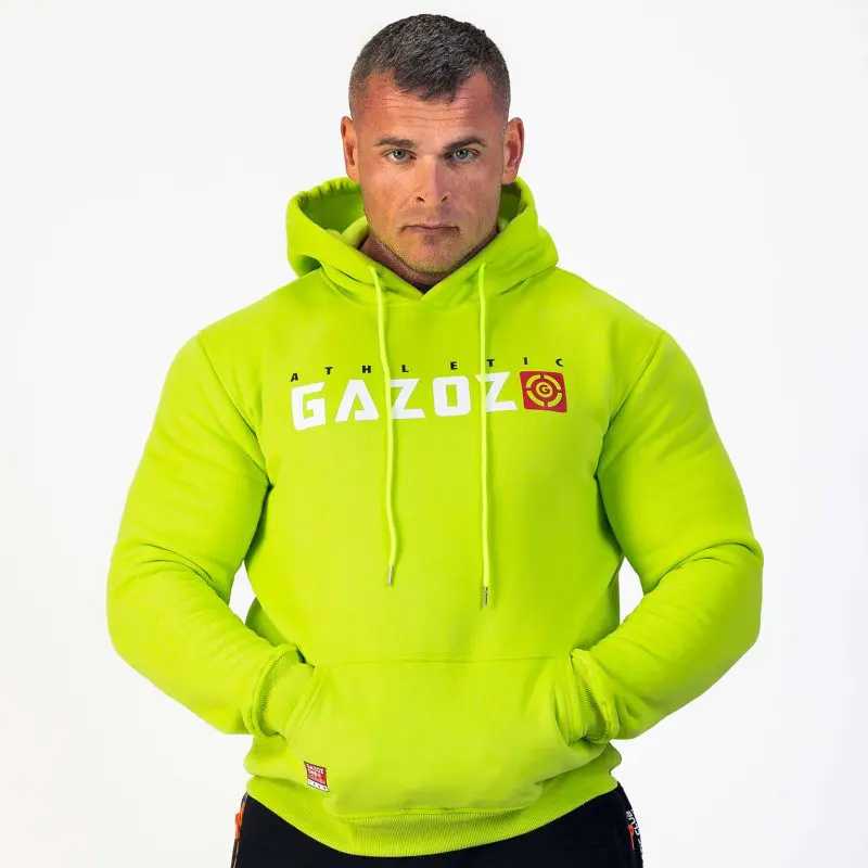 GAZOZ Pullover Hoodie Lime