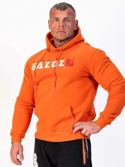 GAZOZ Pullover Hoodie Orange