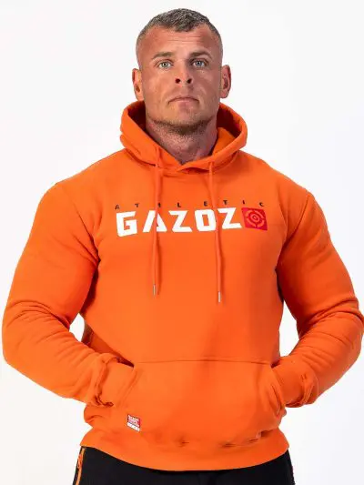 GAZOZ Pullover Hoodie Orange