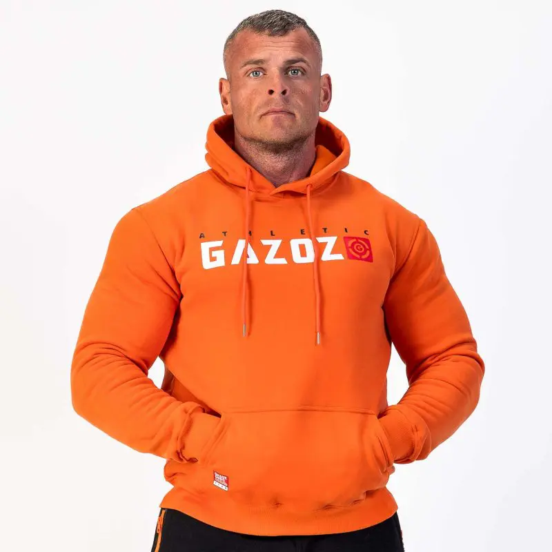 GAZOZ Pullover Hoodie Orange