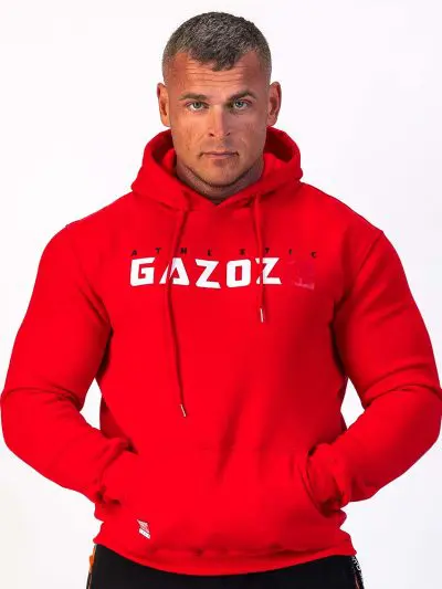 GAZOZ Pullover Hoodie Red