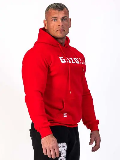 GAZOZ Pullover Hoodie Red