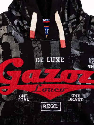 GAZOZ Luke Pullover Hoodie Full Black