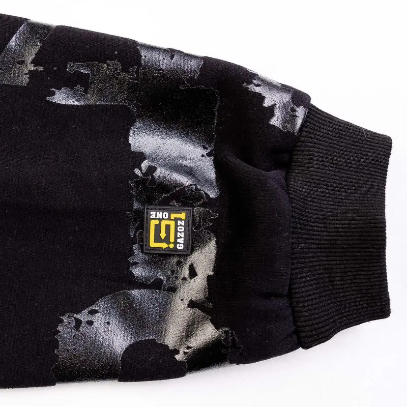 GAZOZ Luke Pullover Hoodie Full Black