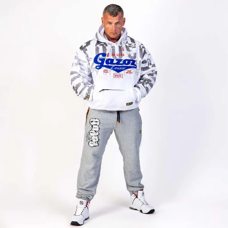 GAZOZ Luke Pullover Hoodie White