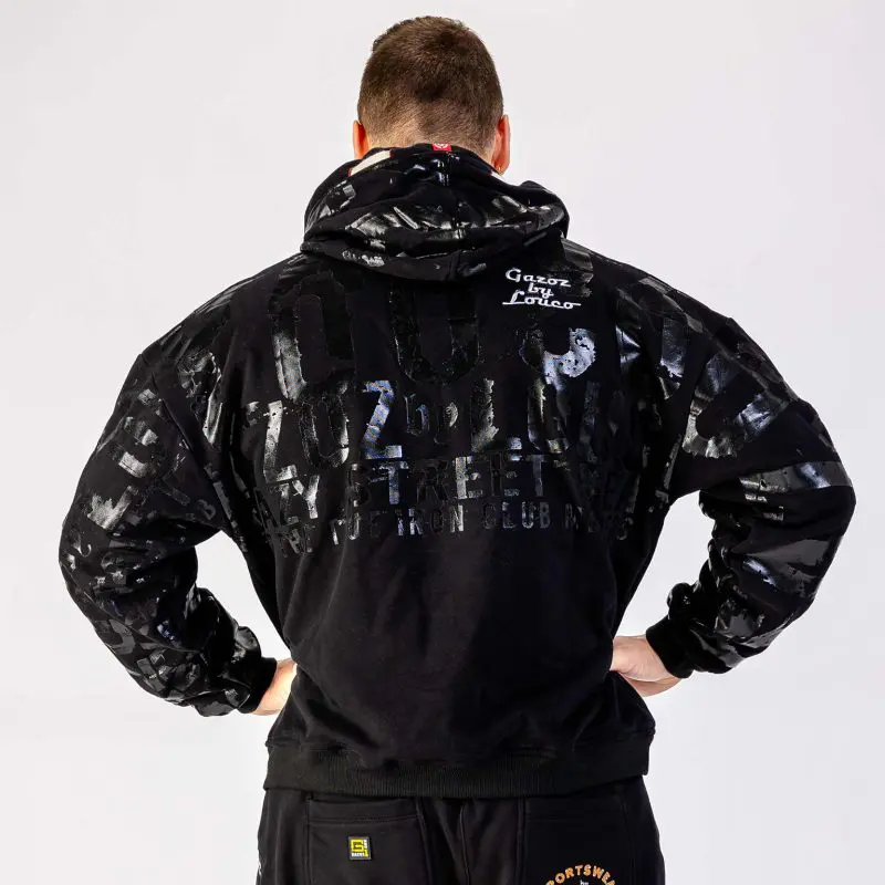 GAZOZ Luke Pullover Hoodie Full Black