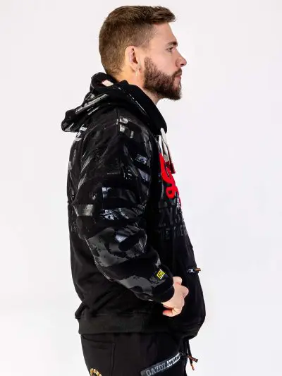 GAZOZ Luke Pullover Hoodie Full Black