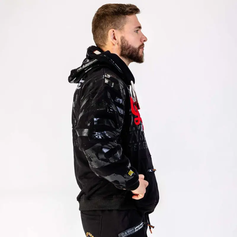 GAZOZ Luke Pullover Hoodie Full Black