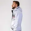 GAZOZ ONE Zipper Hoodie White
