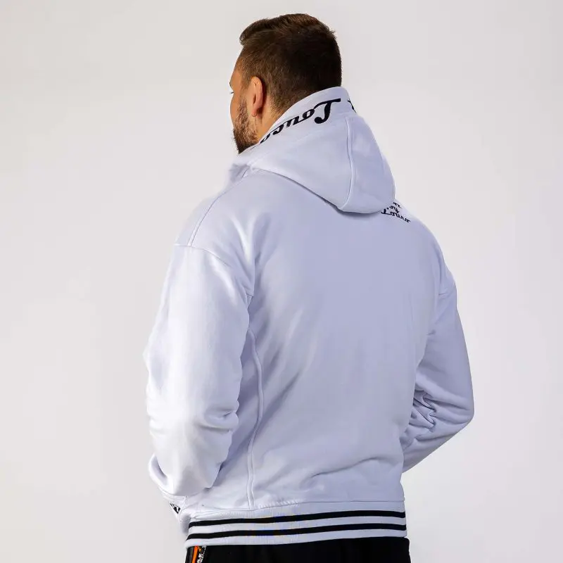 GAZOZ Original Zipper Hoodie White