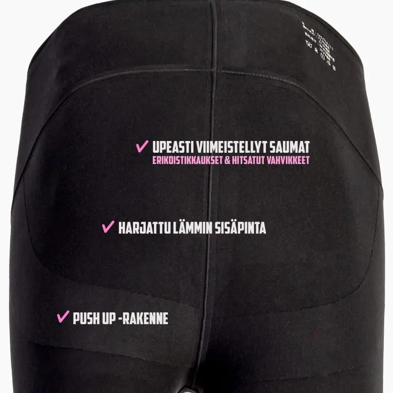 BRASIL BEAUTY Hailey High Waist Thermo yksityiskohdat