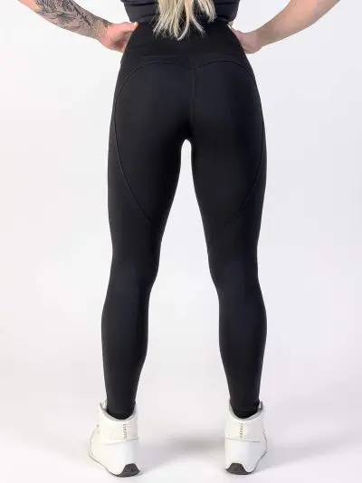BRASIL BEAUTY Long Legging Heart Push Up Black