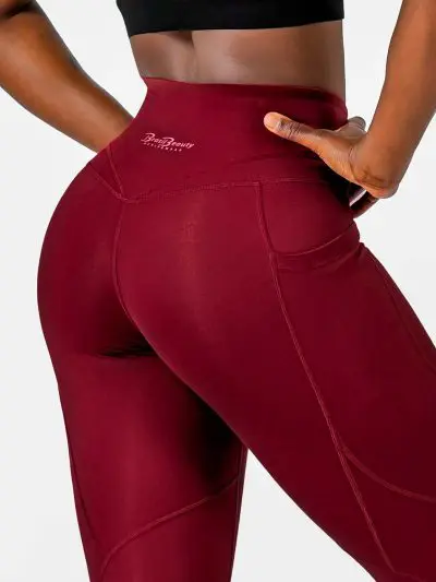 BRASIL BEAUTY Sporty Leggings Dark Red