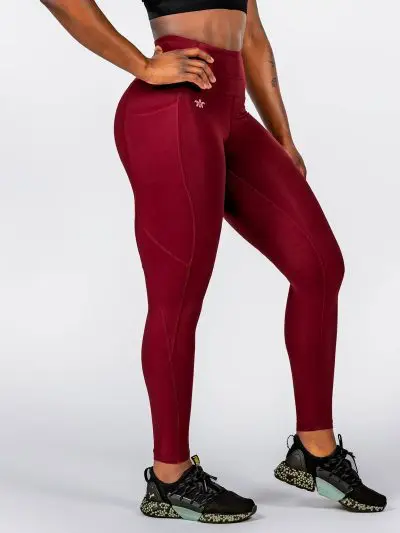 BRASIL BEAUTY Sporty Leggings Dark Red