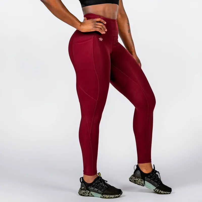 BRASIL BEAUTY Sporty Leggings Dark Red
