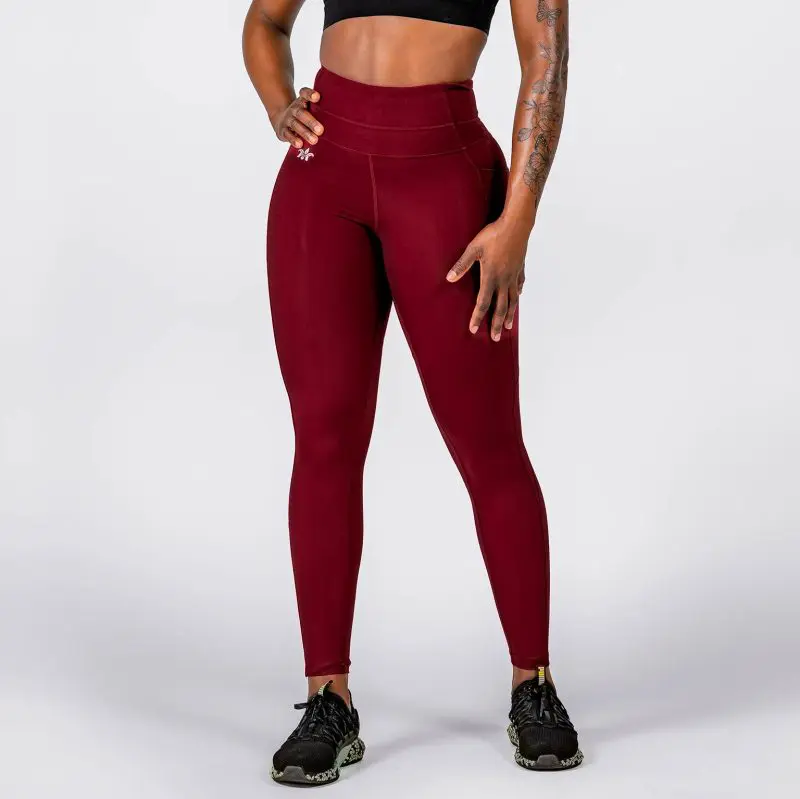 BRASIL BEAUTY Sporty Leggings Dark Red - Image 5