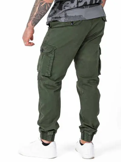 GAZOZ Cargo Trousers 23308 Army Green