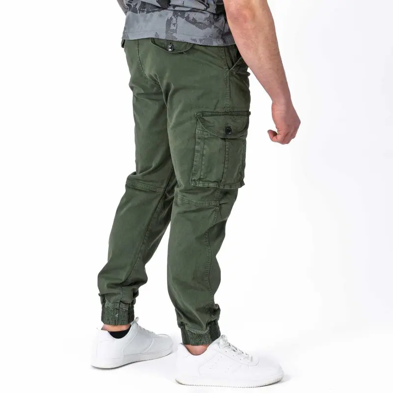 GAZOZ Cargo Trousers 23308 Army Green