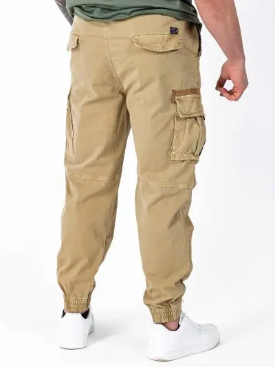 GAZOZ Cargo Trousers 9321 Khaki