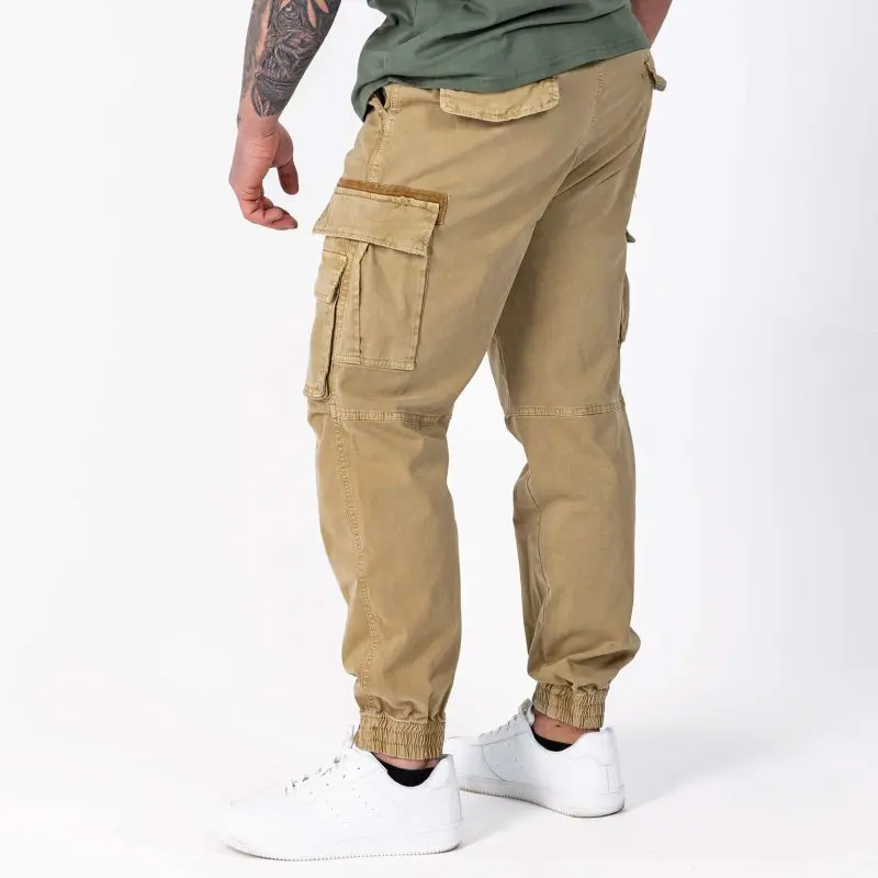 GAZOZ Cargo Trousers 9321 Khaki