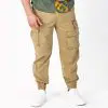 GAZOZ Cargo Trousers 9321 Khaki